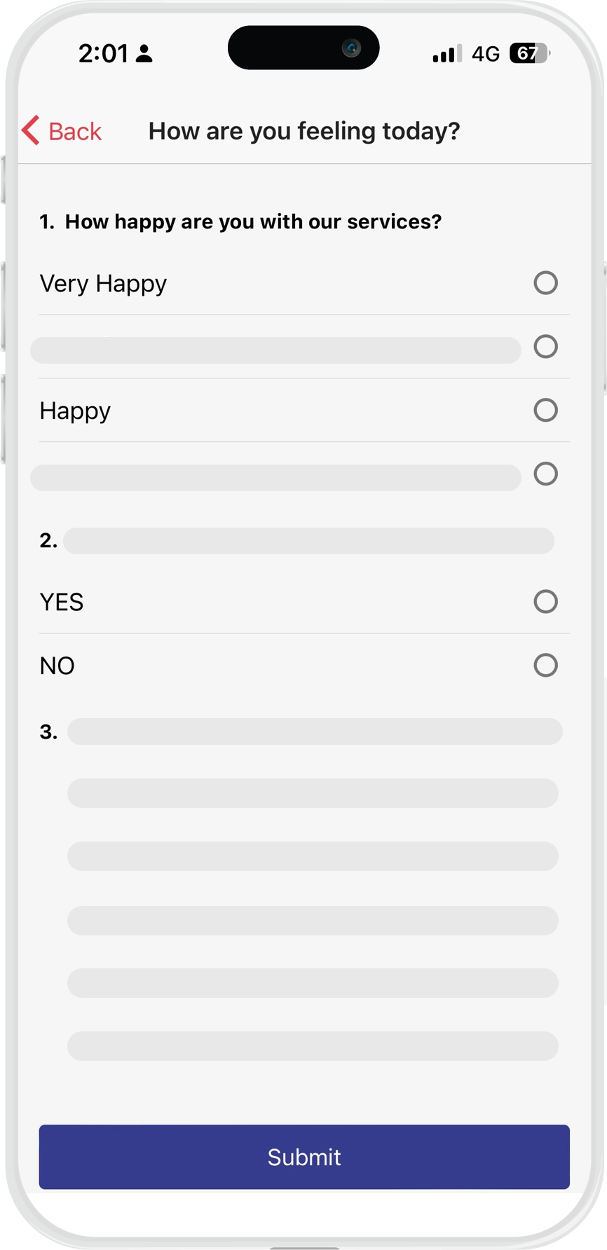 Survey Submission