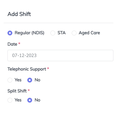 Enhanced Shifts Staff