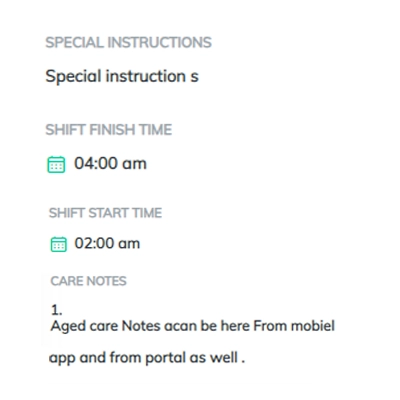 Make Care Note Creation and Sharing