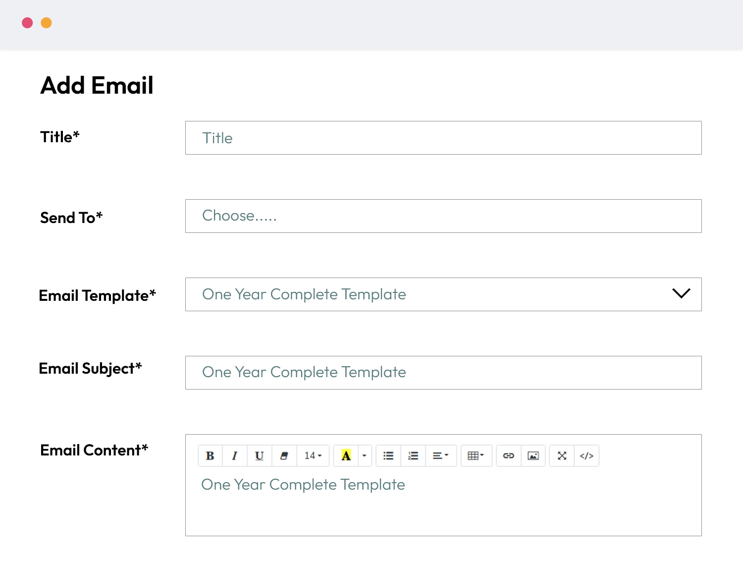 Consistent Branded Templates
